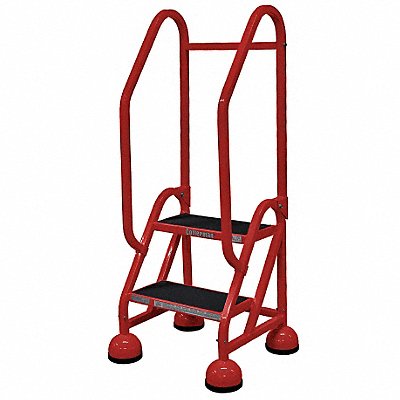 COTTERMAN ST221A2C6P5 D5264 Rolling Ladder Handrail Platform 18 In H
