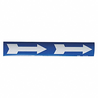 BRADY 93392 D3528 Pipe Marker (Arrow) 4 in H 12 in W