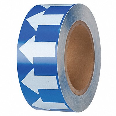 BRADY 91423 D3613 Pipe Marking Tape Blue 2in W 90ft Roll L