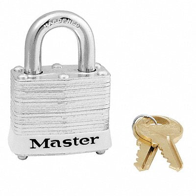 MASTER LOCK 3KAS6WHT D5332 Lockout Padlock KA White 1-1/4 H PK6