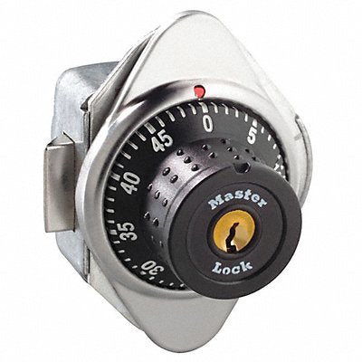 MASTER LOCK 1654 Built In Locker Lock 2 7/8 in Dial Black