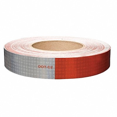 ORALITE 18682 Reflective Tape W 1 In Red/White