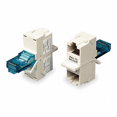 HUBBELL PREMISE WIRING BR851241A Adaptor Splitter RJ45 Duplex 2 Contacts