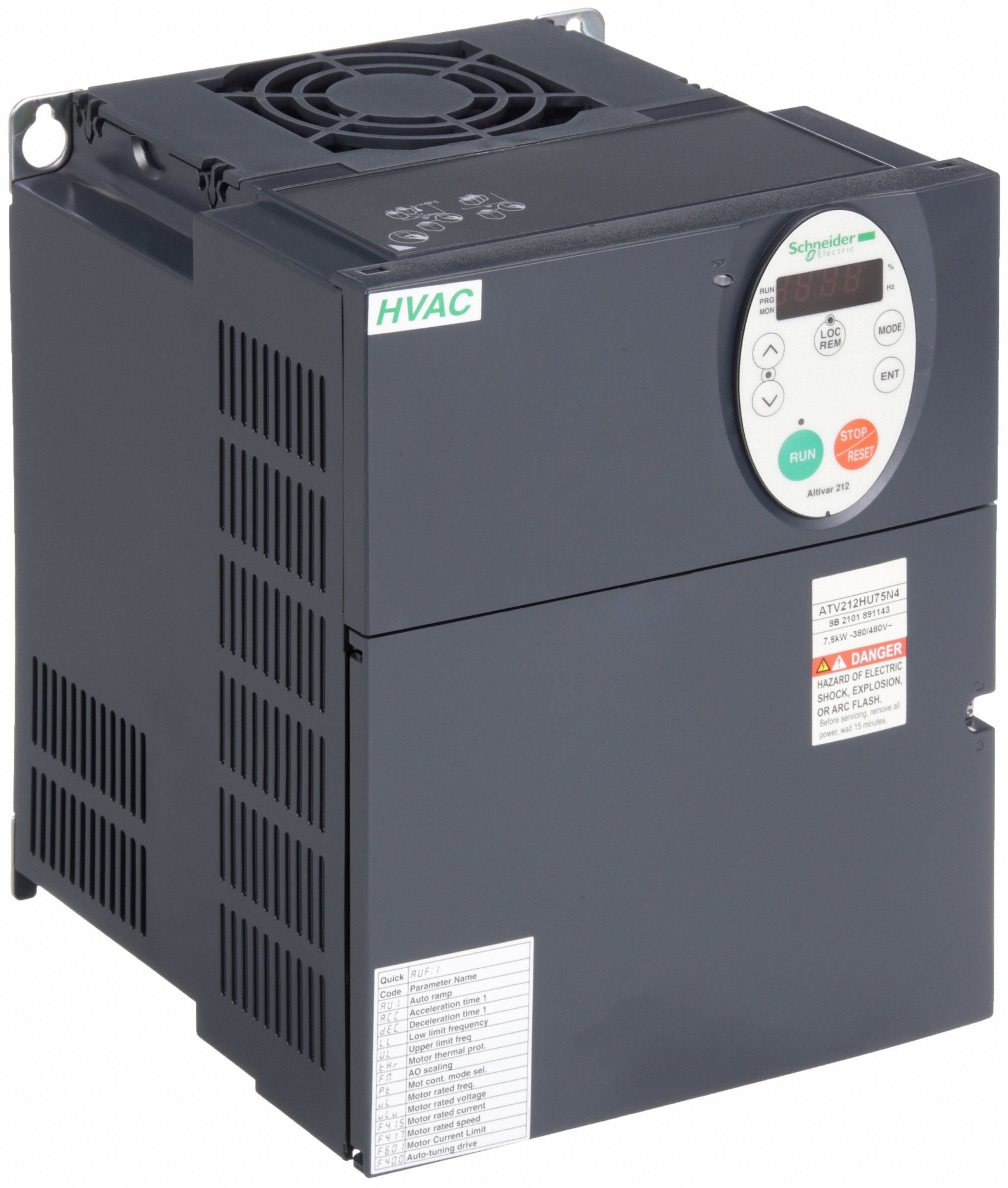 SCHNEIDER ELECTRIC ATV212HD11N4 Variable Frequency Drive 15hp 380 to 480V