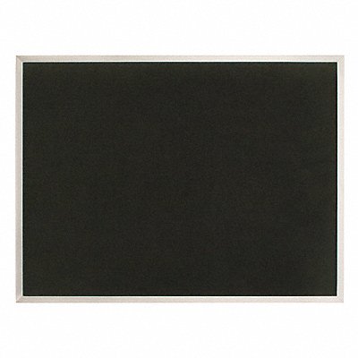 UNITED VISUAL PRODUCTS UV640AEZBLACKSATIN Bulletin Board Fabric 18H x 24W In