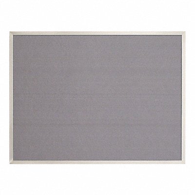 UNITED VISUAL PRODUCTS UV640AEZGREYSATIN Bulletin Board Fabric 18H x 24W In
