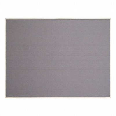 UNITED VISUAL PRODUCTS UV642AEZGREYSATIN Bulletin Board Fabric 36H x 48W In