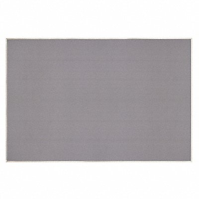 UNITED VISUAL PRODUCTS UV646AEZGREYSATIN Bulletin Board Fabric 48H x 72W In
