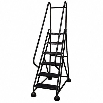 COTTERMAN ST621A2C7P5 D5268 Rolling Ladder Handrail Platform 54 In H