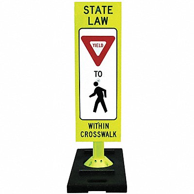 DAVIDSON 8FG342FLGEFXYTPBB Sign and Portable Base 42 x 20