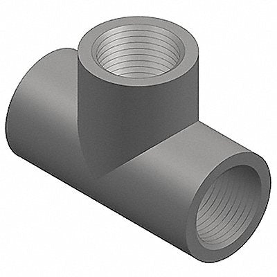 GRAINGER 805010 Tee 1 in Pipe Size Schedule 80 FNPT