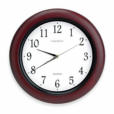GRAINGER 6NN69 Wall Clock Analog Battery