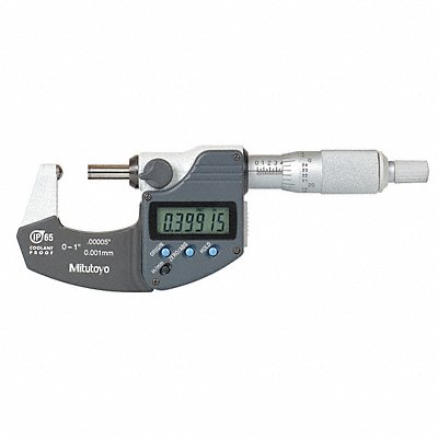 MITUTOYO 39535130 Digital Micrometer 0 to 1 In SPC