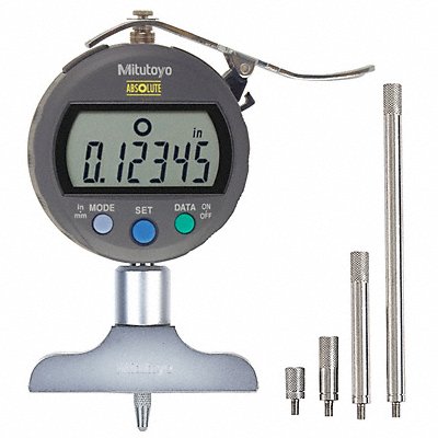 MITUTOYO 547257A Electronic Digital Depth Gage 0 to 8 In