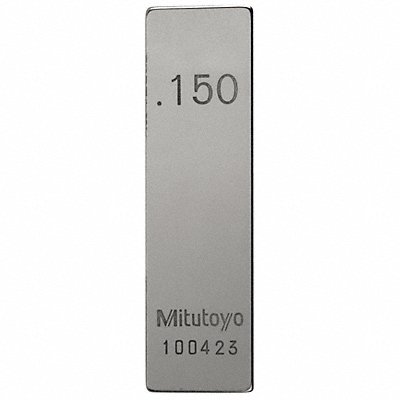 MITUTOYO 611115531 Gage Block Rect Steel 0.150 In ASME 0