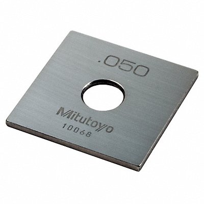 MITUTOYO 614105531 Gage Block Square Steel 0.050 In ASME 0