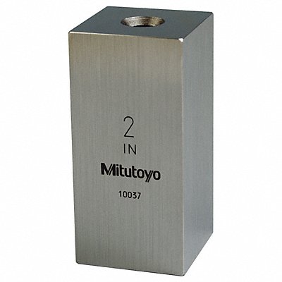 MITUTOYO 614202531 Gage Block Square Steel 2.00 In ASME 0