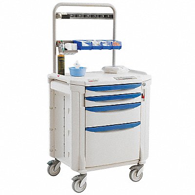 METRO FLPROC1 Procedure Cart 63 3/16 Hx22 3/8Wx34 1/4D