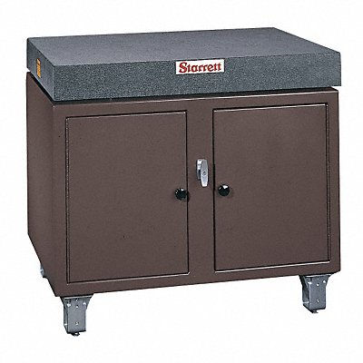 STARRETT 81513 Cabinet Plate Stand Stationary 36 x48 In