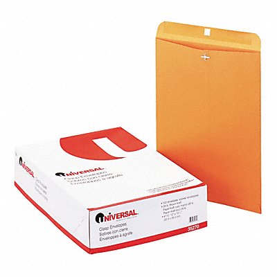 UNIVERSAL UNV35270 Manila Envelopes 15-1/2 H 12 W PK100