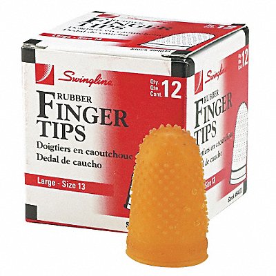 SWINGLINE SWI54033 Rubber Finger Tips Size 13 Large PK12