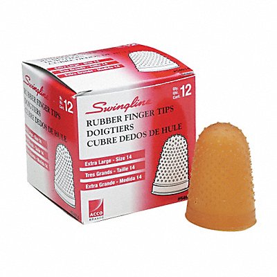 SWINGLINE SWI54014 Rubber Finger Tips Size 14 X-Large PK12
