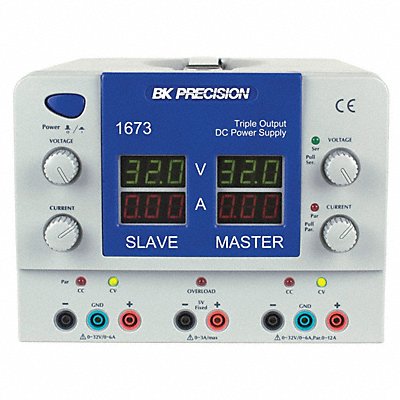 B K PRECISION 1673 Triple Output DC Power Supply 400W
