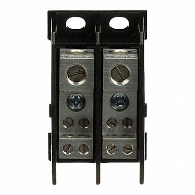 SQUARE D 9080LBA261104 Mintr Distr Block Al/Cu 600V AC/DC