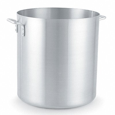 VOLLRATH 7303 Stock Pot 9.843 in Dia Aluminum