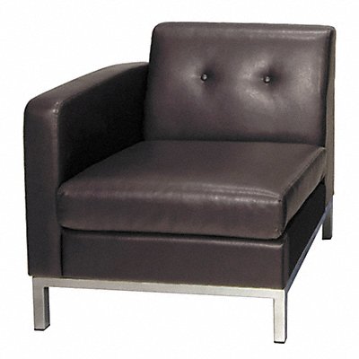 OFFICE STAR WST51LFE34 Wallstreet Chair Faux Leather Espresso
