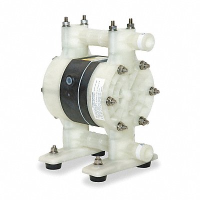 DAYTON 6PY34 Double Diaphragm Pump FNPT TPV/PP 1/4in 15gpm