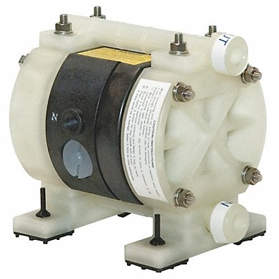 DAYTON 6PY37 Double Diaphram Pump FNPT PTFE/PP 1/4in 3.25gpm