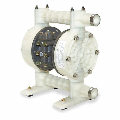 DAYTON 6PY36 Double Diaphragm Pump FNPT TPV/PP 3/8in 49gpm