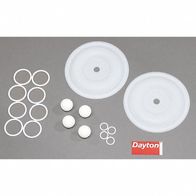 DAYTON 6PY64 Diaphragm Pump Repair Kit PTFE For6PY41 6PY41A