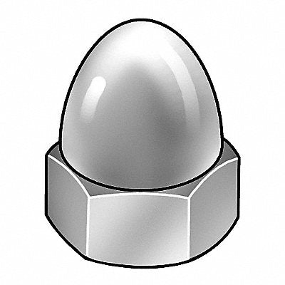 GRAINGER CPB022 Dome Nut 18-8 SS 1/4 -20 15/32 25PK