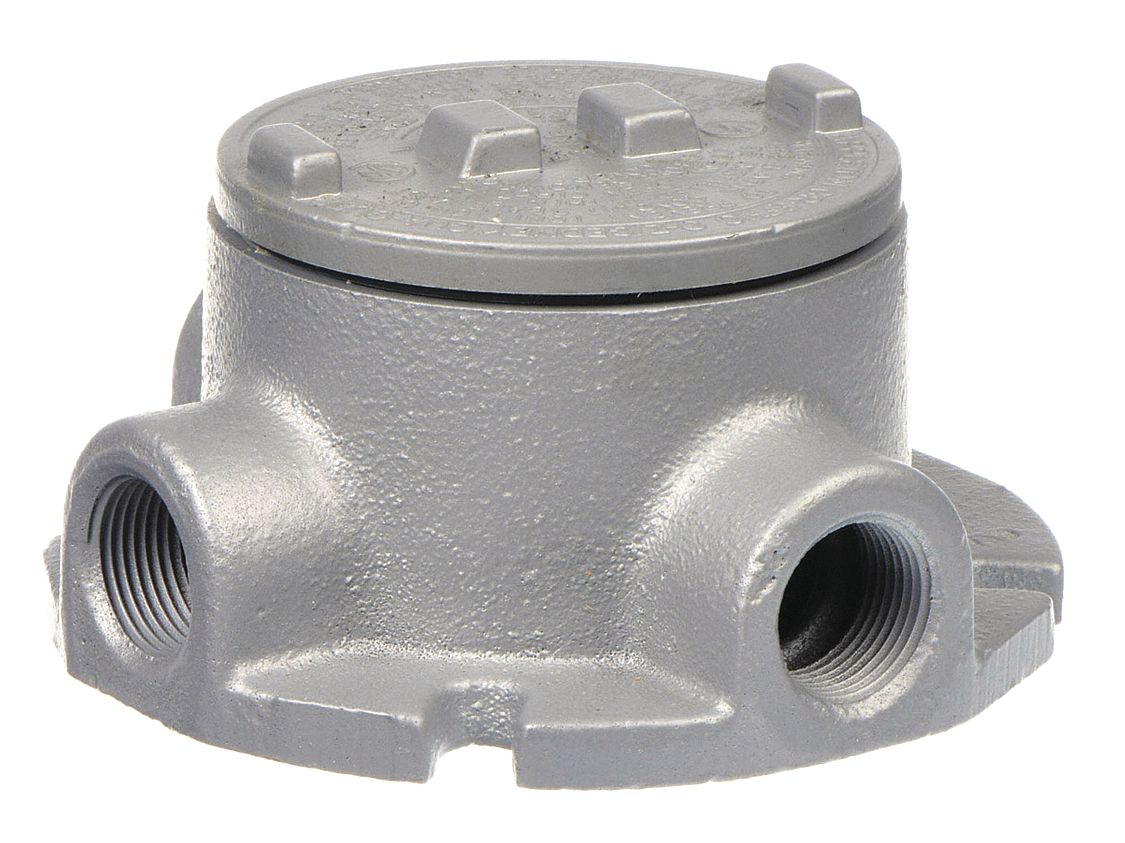 APPLETON ELECTRIC GRFT100 Conduit Outlet Body Iron Trd Sz 1in