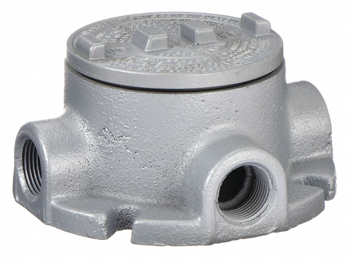 APPLETON ELECTRIC GRFX75 Conduit Outlet Body Iron Trd Sz 3/4in