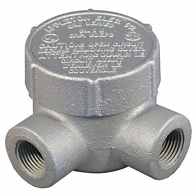 APPLETON ELECTRIC GRJL50 Conduit Outlet Body Iron Trd Sz 1/2in