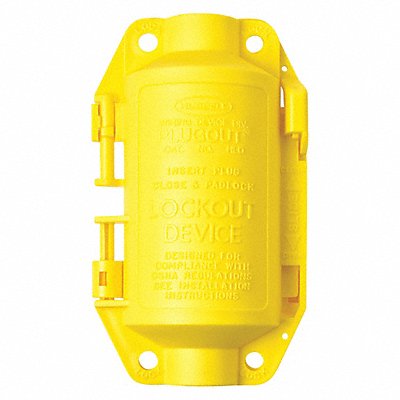 BRADY 65695 Plug Lockout Yellow