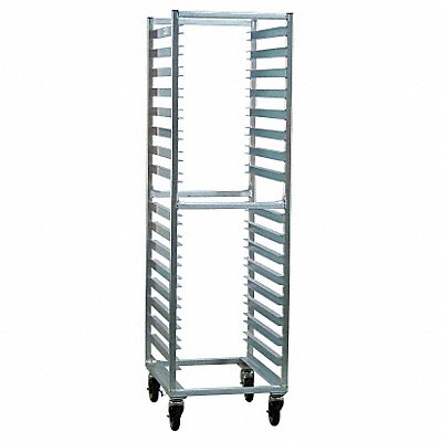 NEW AGE NS648 Poly Box Storage Rack 70 1/4 H Aluminum
