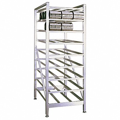 NEW AGE 6259 Can Rack 71 in H 9 Shelves