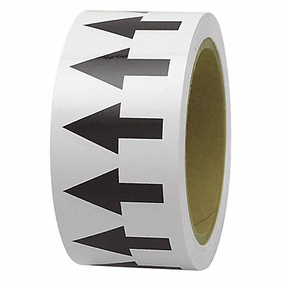INCOM MANUFACTURING PMA459 D4935 Arrow Tape White 4in W 108ft Roll L