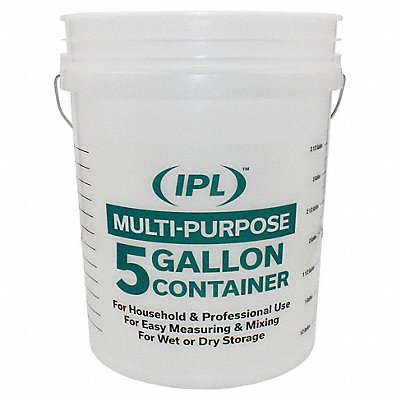 ENCORE PLASTICS 1123056 Paint Pail 20 qt 13 5/8 12 1/2 L