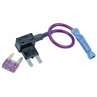 BATTERY DOCTOR 30103 Dual Fuse Holder Black Red Plug In