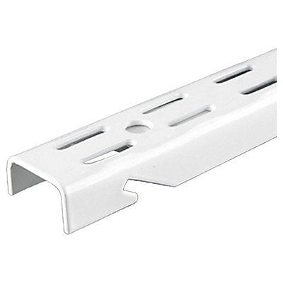 GRAINGER 012048WT 48 IN White Dual Slot Standard