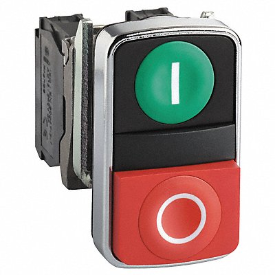 SCHNEIDER ELECTRIC XB4BL73415 MultihedOperatr NonIlluminated Grn Red 1NO/1NC