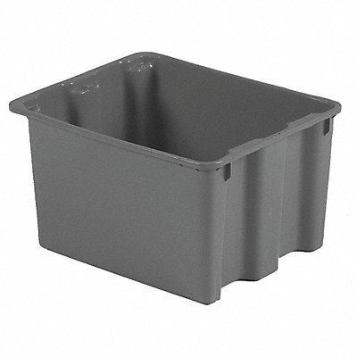 LEWISBINS SN211712Grey Stacking and Nesting Container Grey Solid Polyethylene