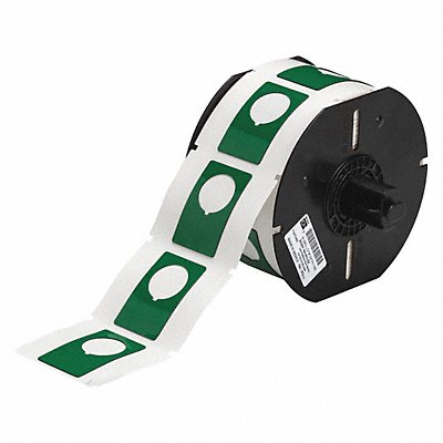 BRADY B30EP168593GN G8793 Raised Profile Label Green 1.200 In.