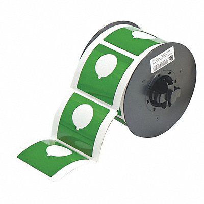 BRADY B30EP170593GN G8797 Raised Profile Label Green 2.400 In.