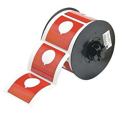 BRADY B30EP170593RD G8797 Raised Profile Label Red 2.400 In.